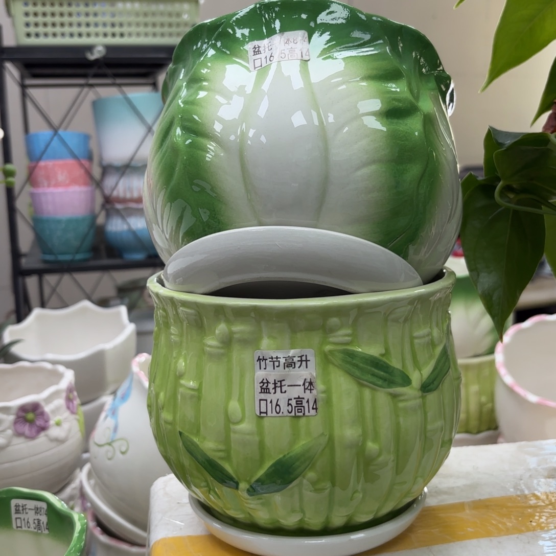 @夏西陶瓷花盆@@5538186