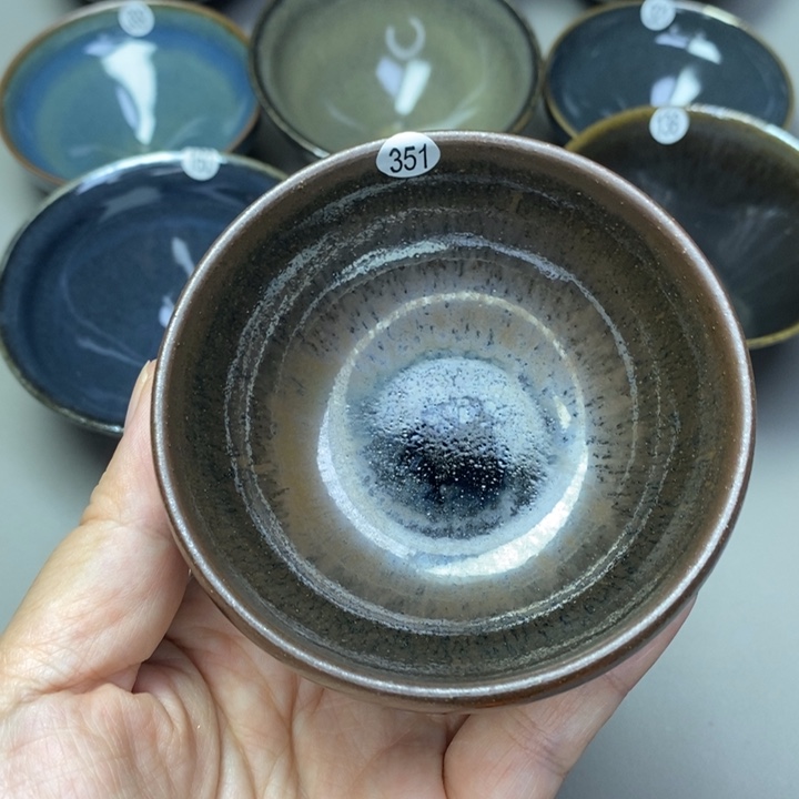 茶盏建窑建盏磨底柴烧主人杯