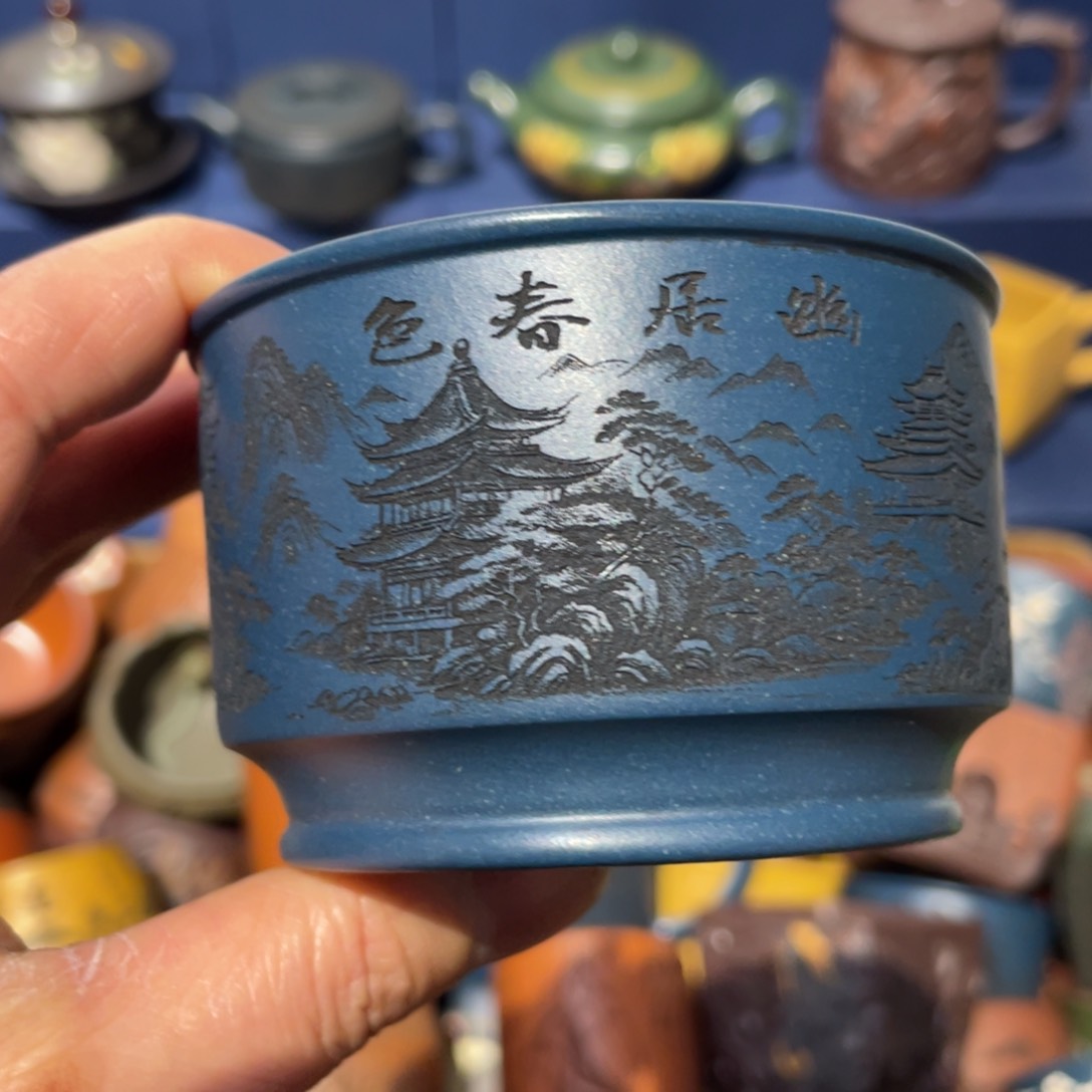 原矿紫砂手工主人杯