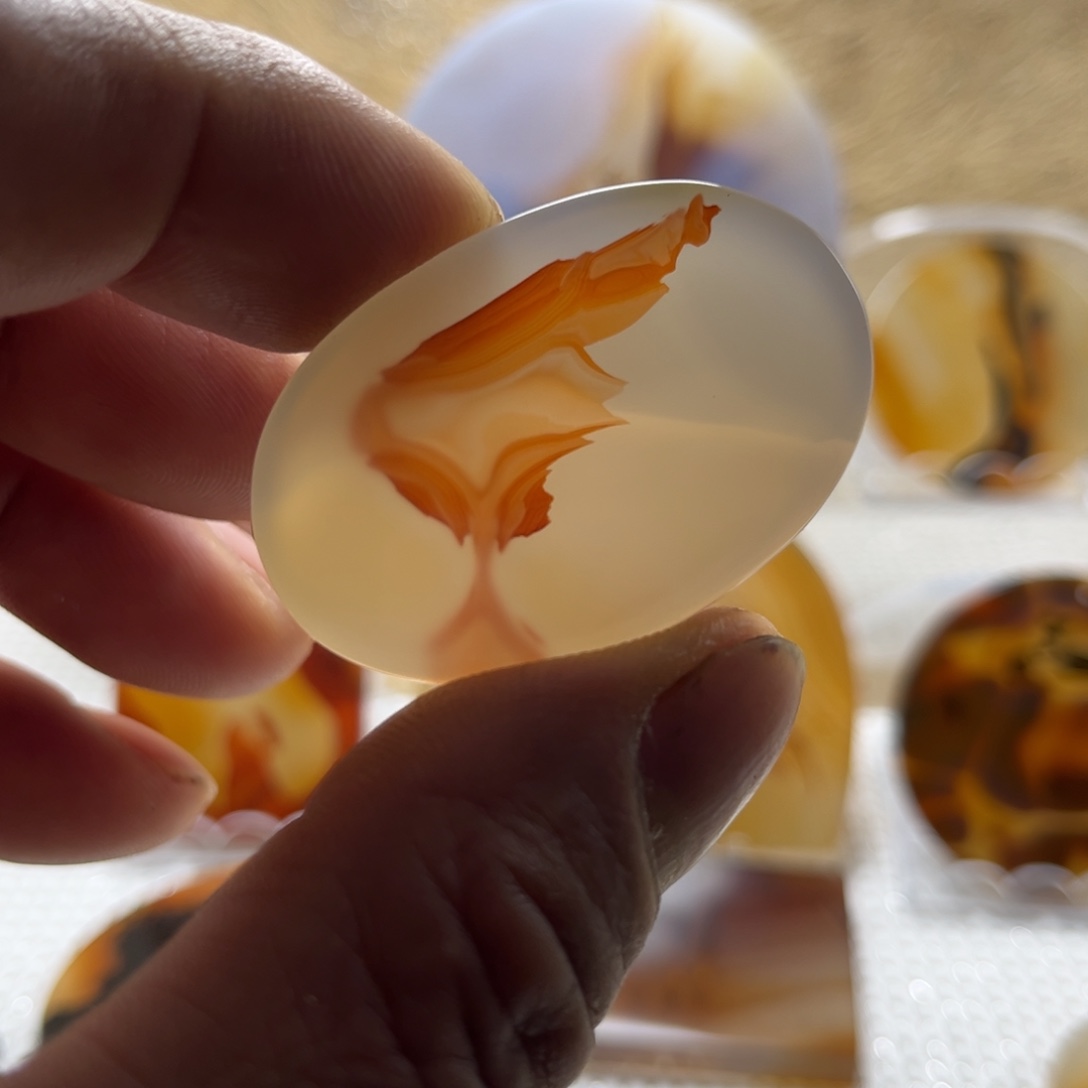 玛瑙/玉髓未镶嵌吊坠(不含链)