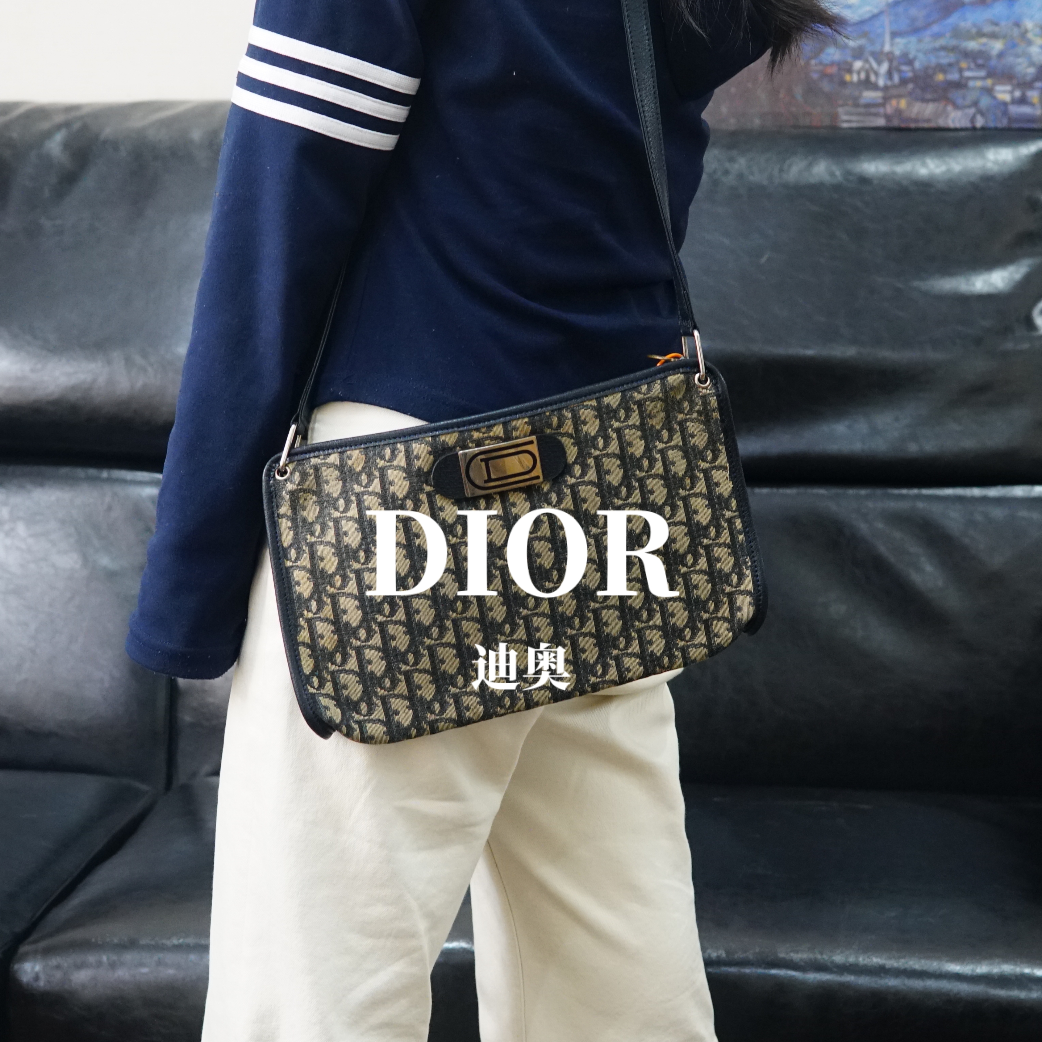 95新 DIOR/迪奥 老花斜挎包/FYJJ11630484/0484