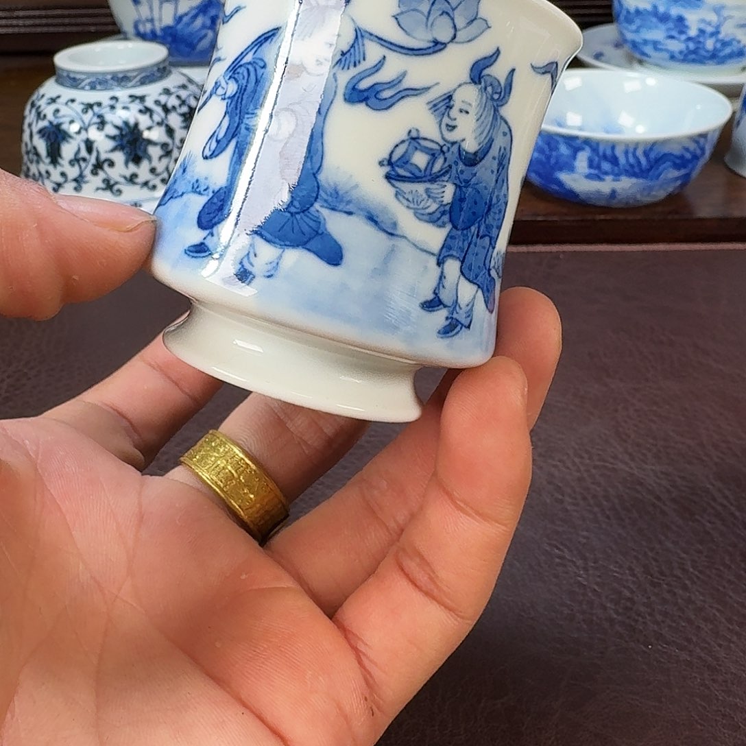 瓷片奕**翔当代景德镇陶瓷手绘茶具