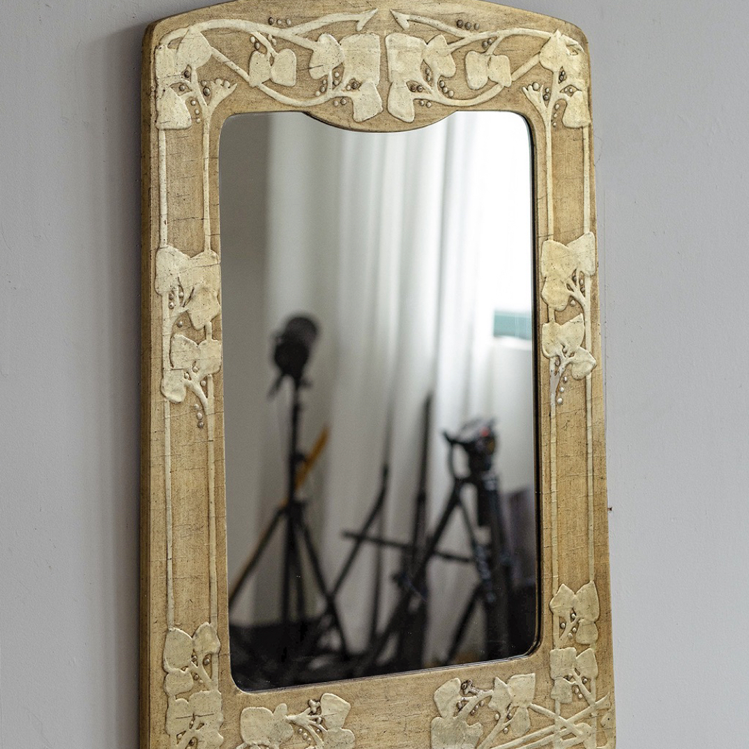 新艺术风格法国黄铜镜