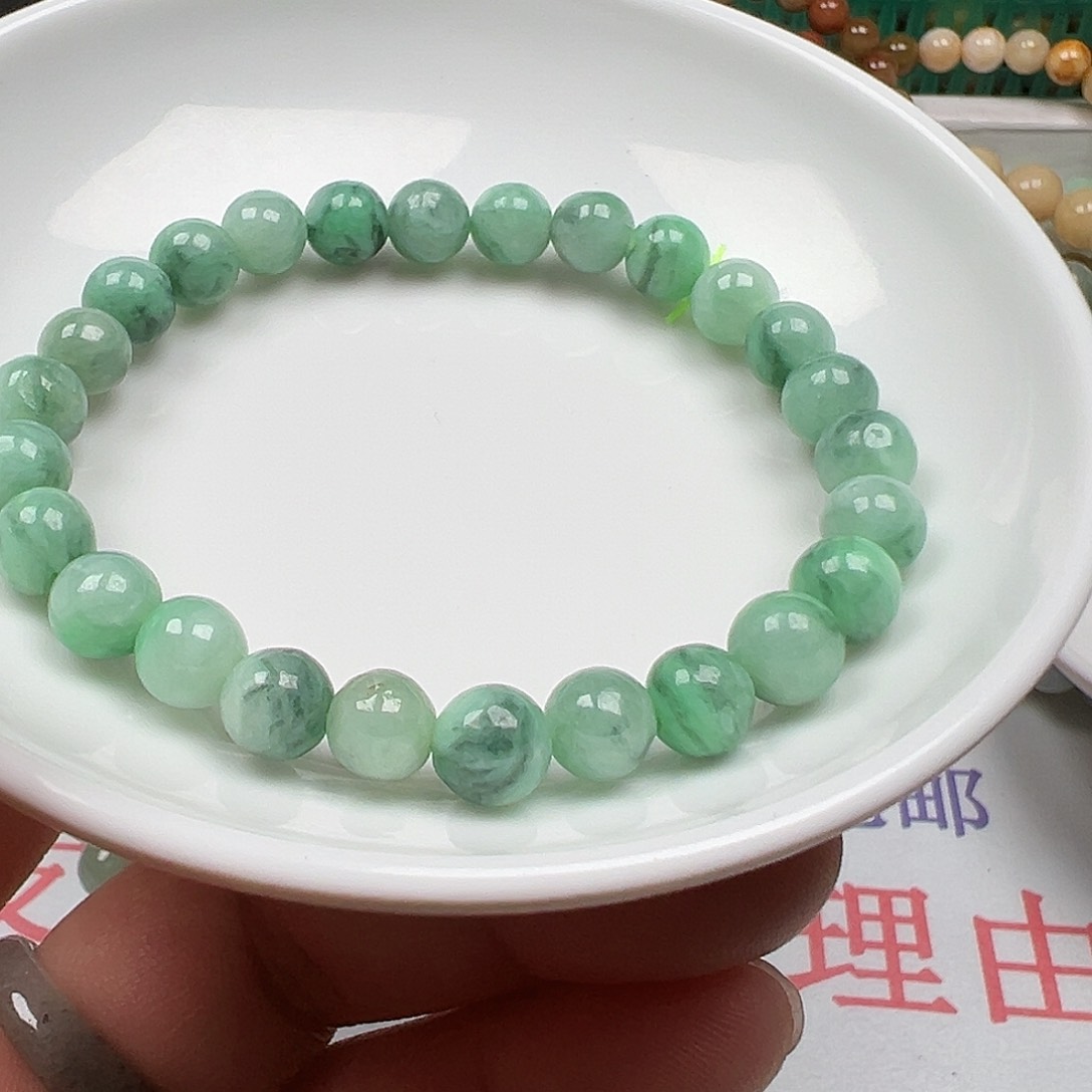 翡翠手链未镶嵌暖