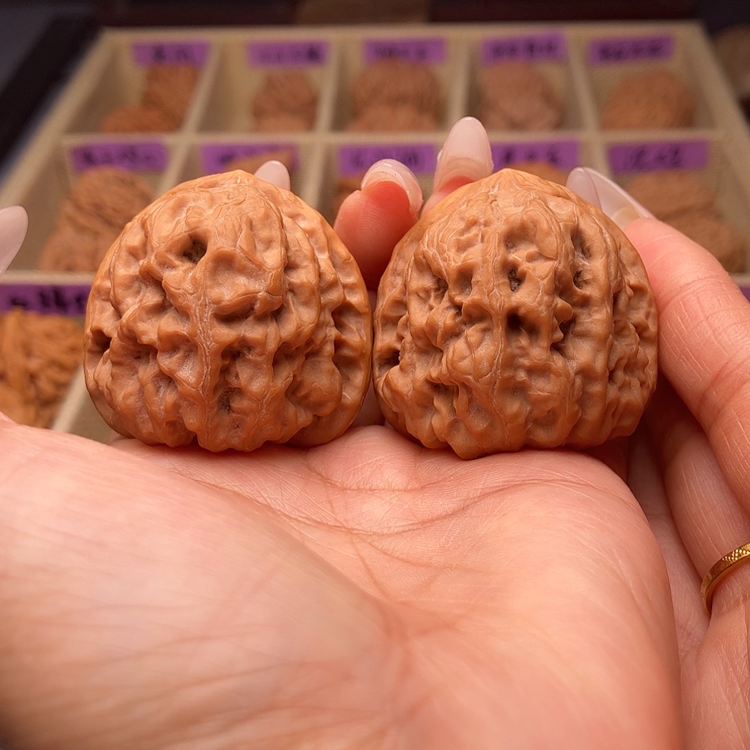 把件文玩核桃祥云43