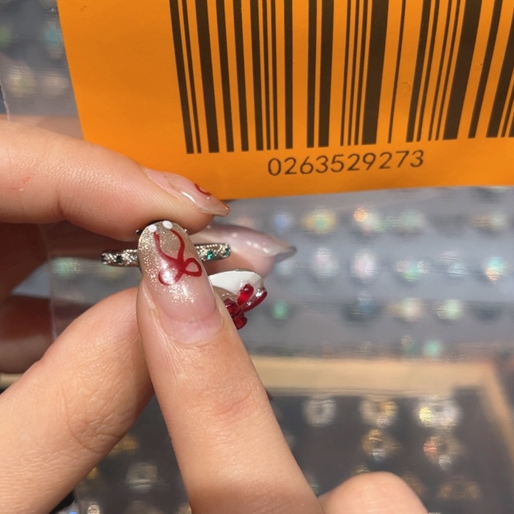 欧泊欧泊戒指—银S925镶嵌红*