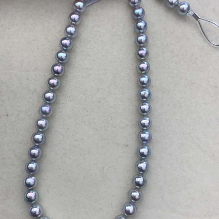 未镶嵌海水珍珠海水真多麻满串8-8.5mm