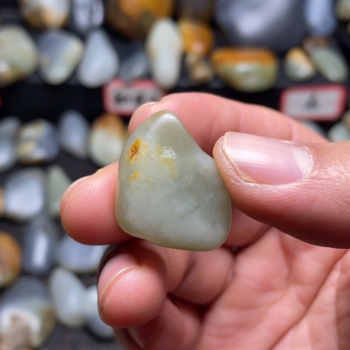 和田玉未镶嵌挂件10