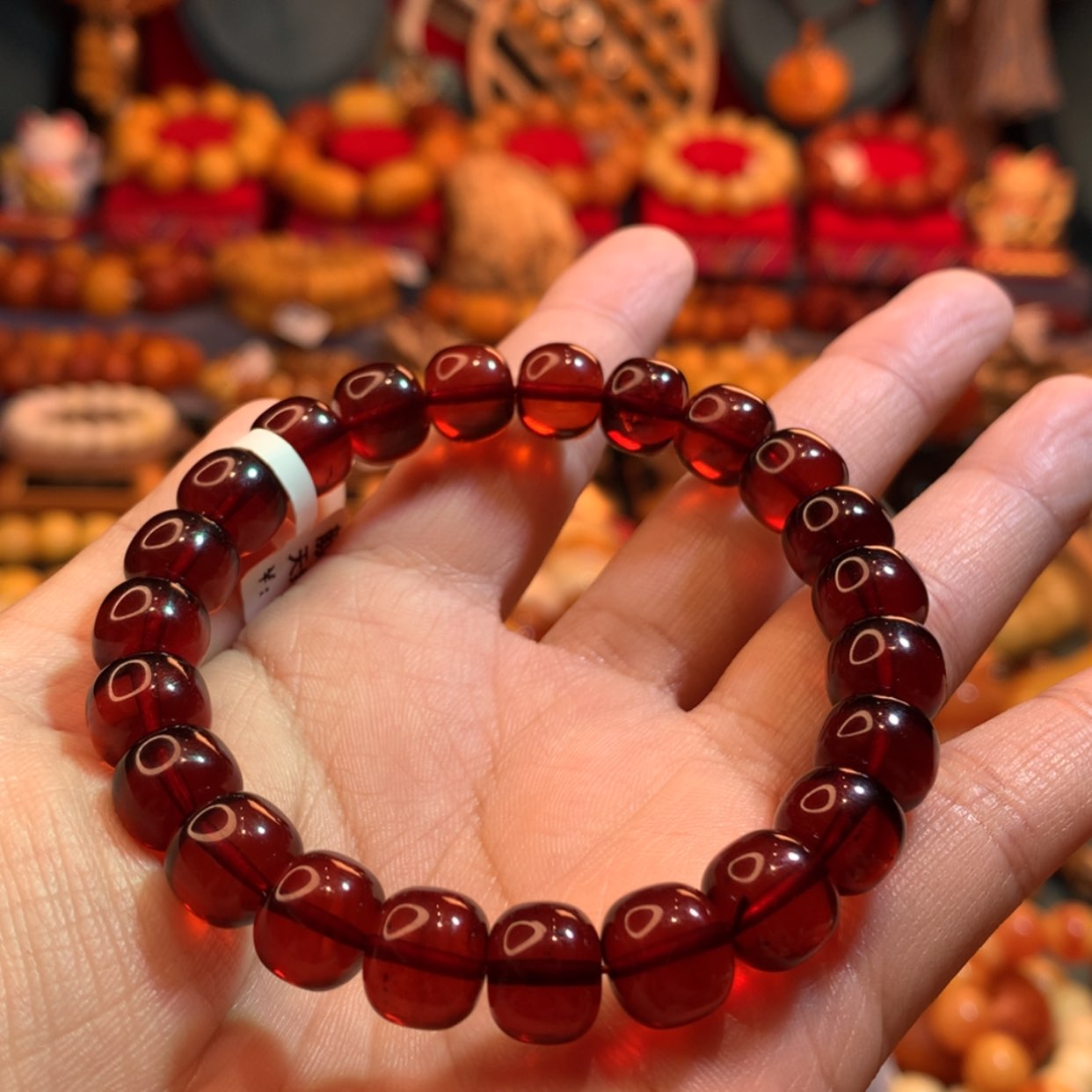 【闪购商品】血珀手串未镶嵌蜜蜡手串
