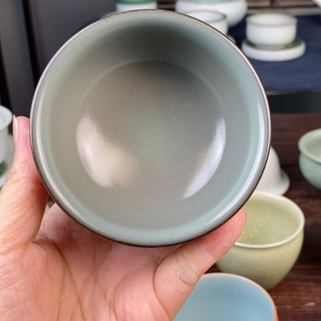 铁胎紫气东来主人杯 不开片 微瑕 