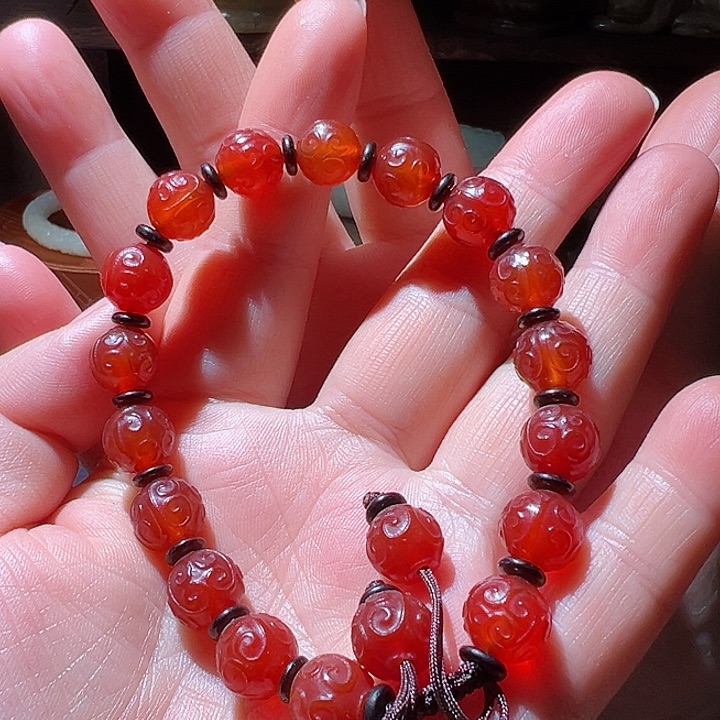 玛瑙/玉髓手链未镶嵌