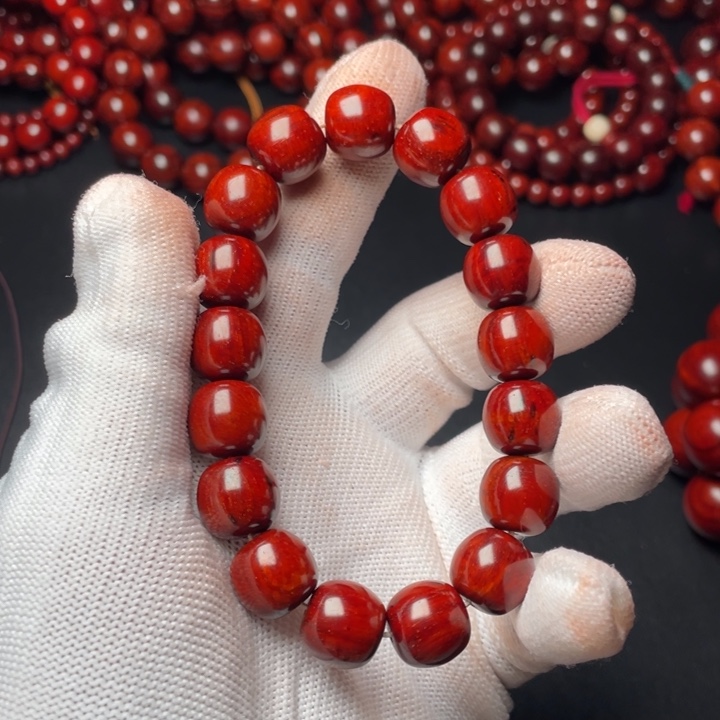 檀香紫檀（小叶紫檀）1.2精工老型琴料帝王泥鳞底星