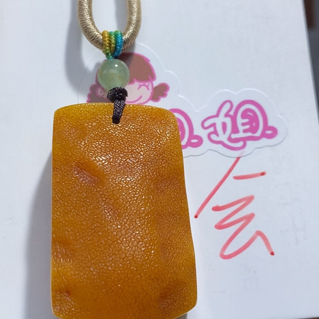 定制琥珀未镶嵌蜜蜡吊坠