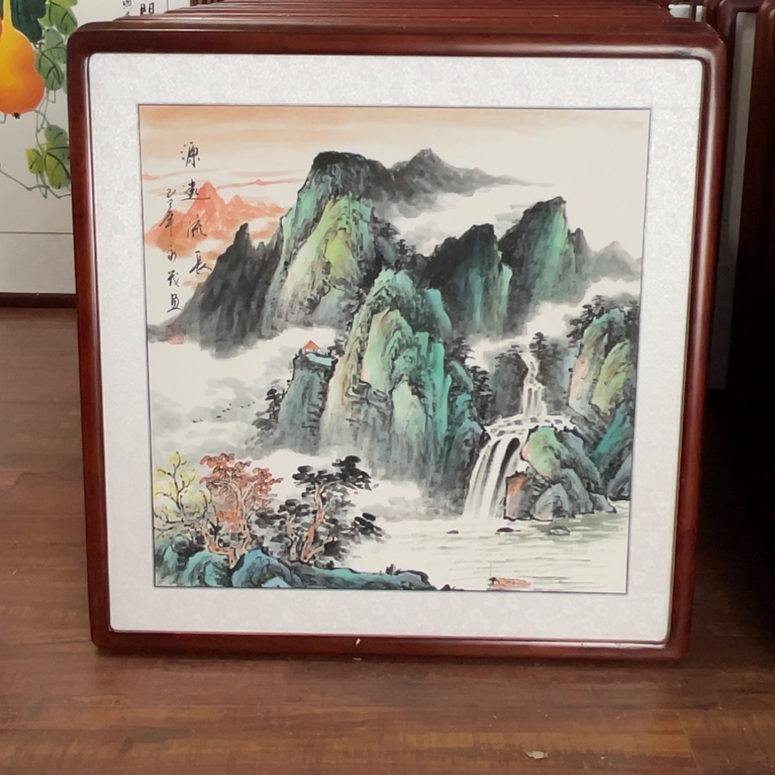 国画带框尺寸63*63厘米
