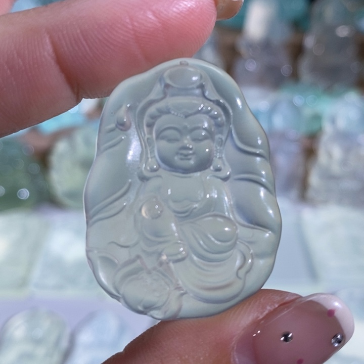 岫玉吊坠未镶嵌吊坠