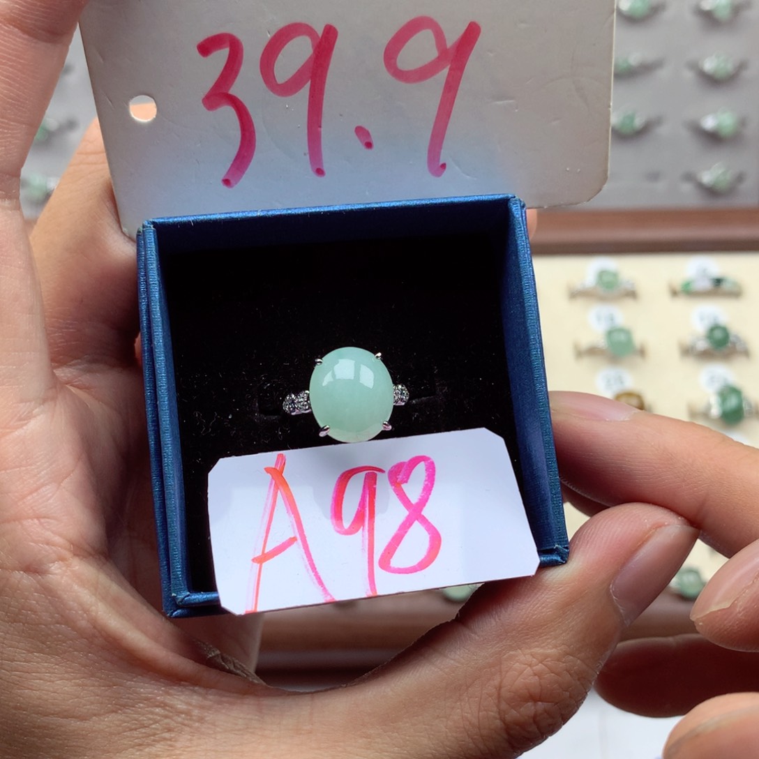 未镶嵌戒指翡翠缅甸翡翠戒指