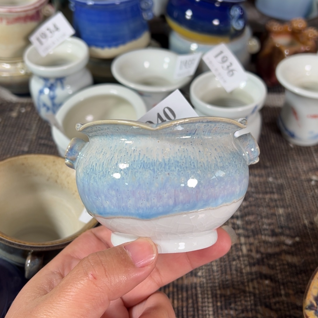 红陶景德镇手工花盆