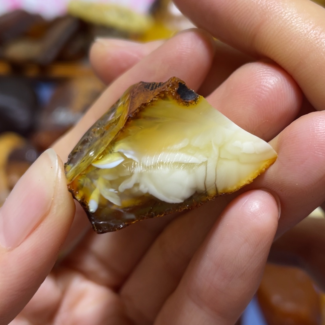 定制琥珀未镶嵌原石