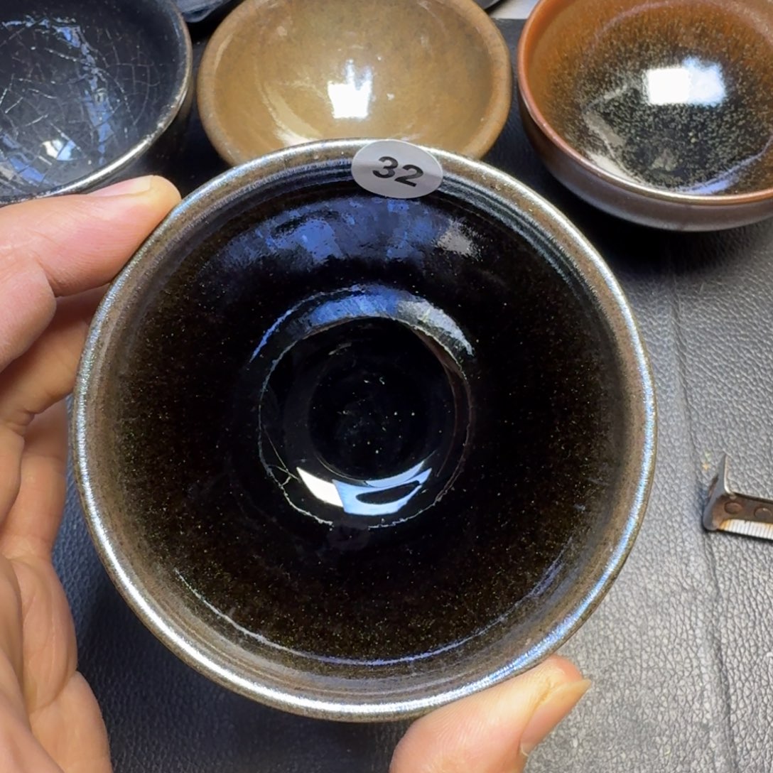 摆件古时茶器建窑建盏32