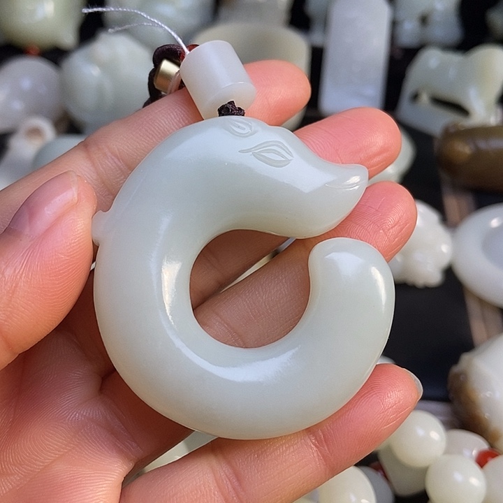 吊坠(不含链)未镶嵌和田玉