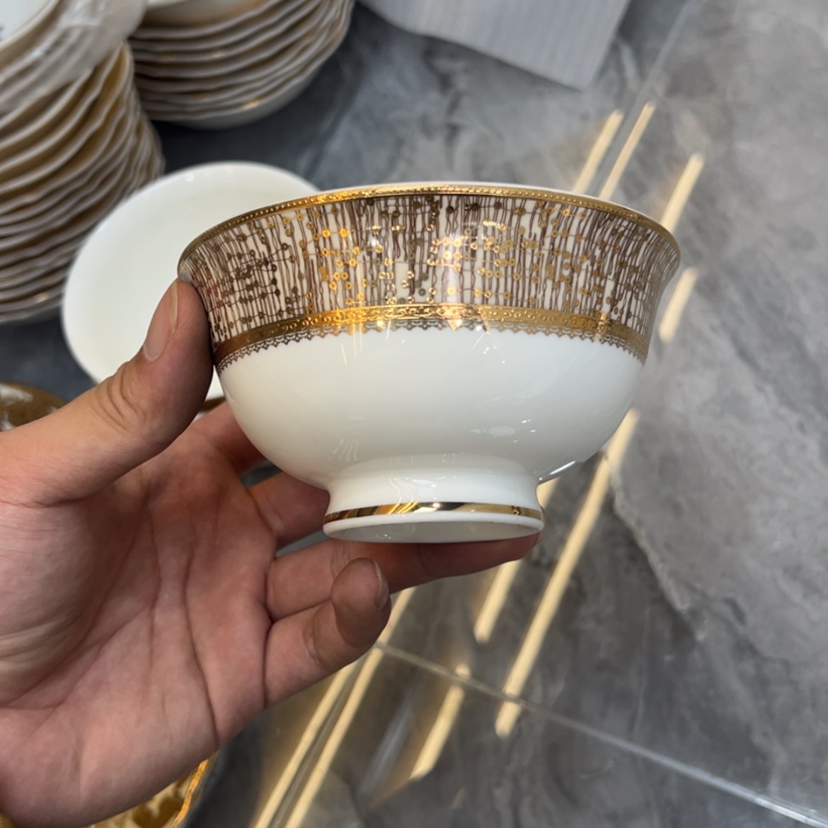 【闪购商品】瓷片4.75寸米饭碗四个一单福利价