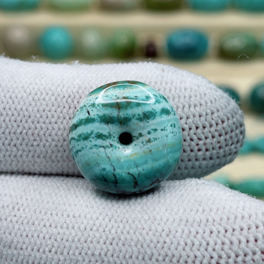 未镶嵌绿松石珠宝奇石开*笑