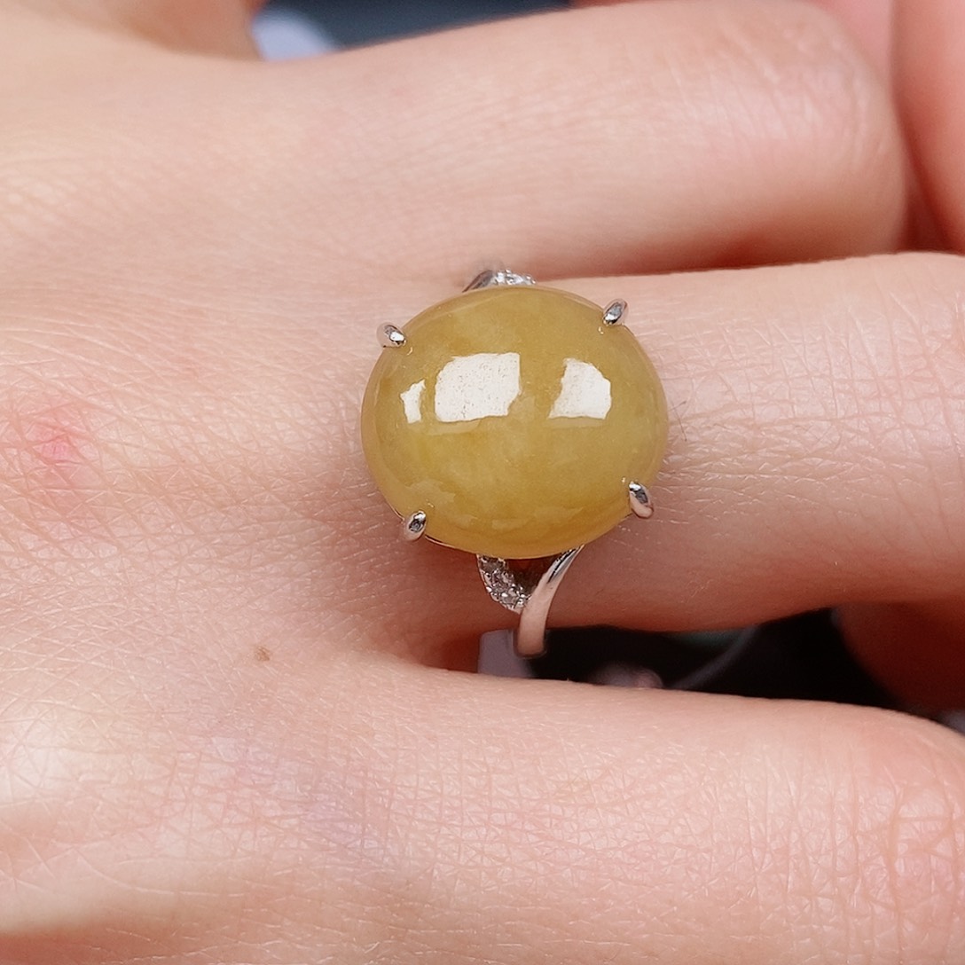 翡翠戒指未镶嵌戒指