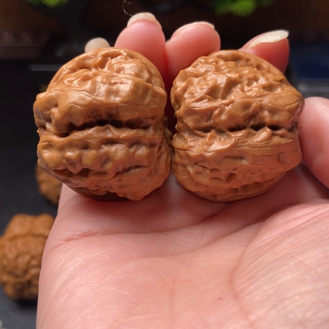 文玩核桃把件蛤蟆头38