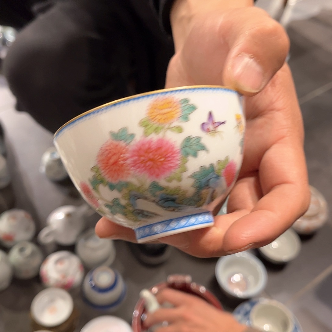 杯青花瓷器青花瓷器