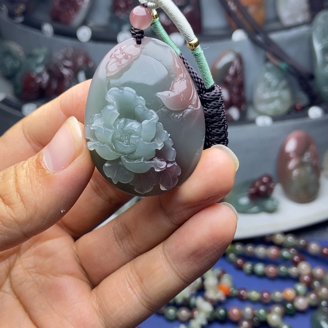 水***长玛瑙/玉髓未镶嵌颈饰