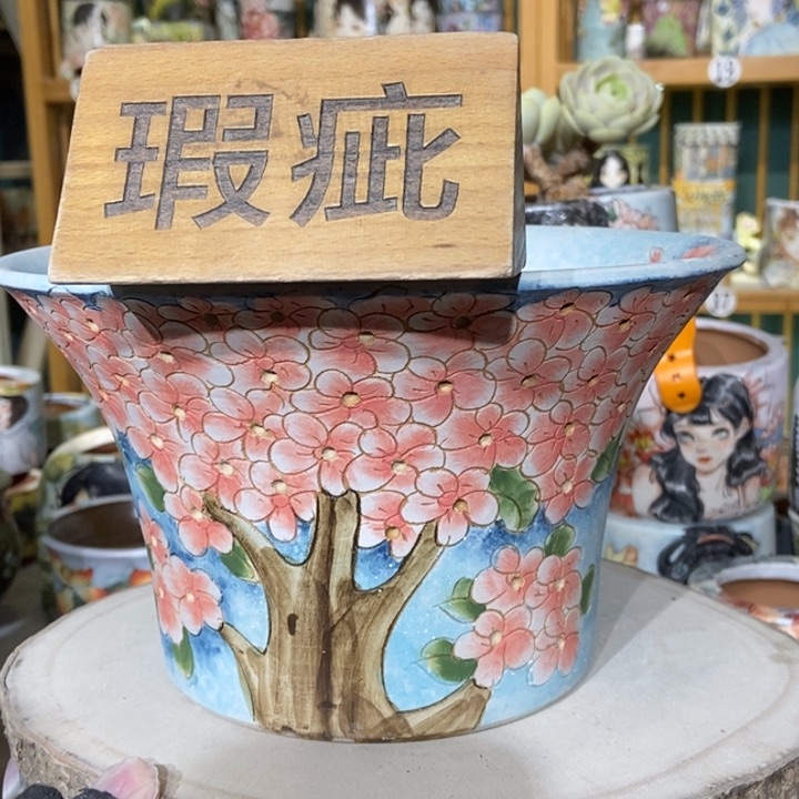 红陶景德镇艺术手绘作品