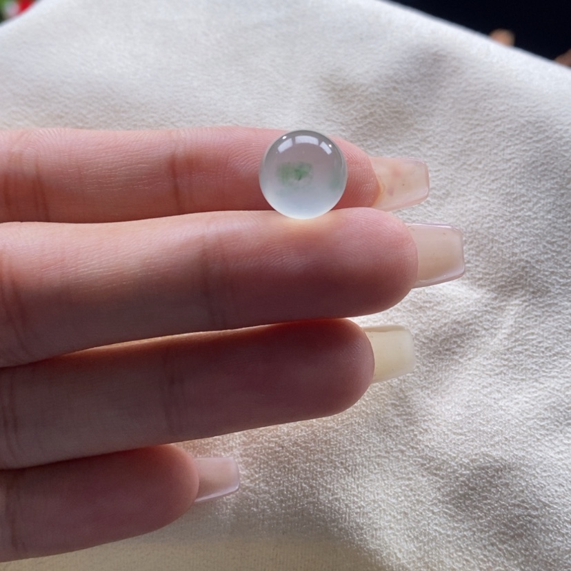 【闪购商品】翡翠颈饰未镶嵌高冰玻飘花珠卡11