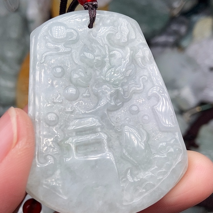 颈饰未镶嵌翡翠翡翠