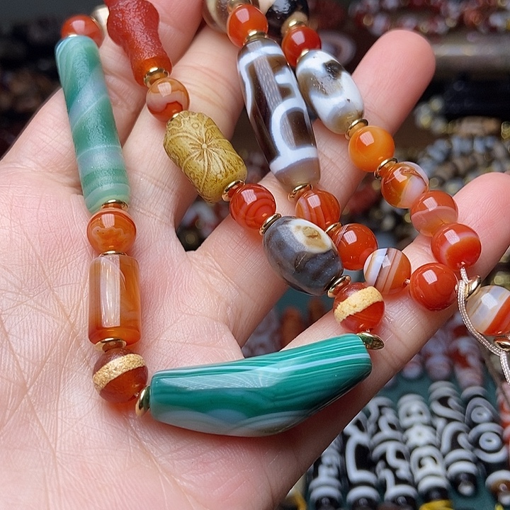 玛瑙/玉髓未镶嵌手链