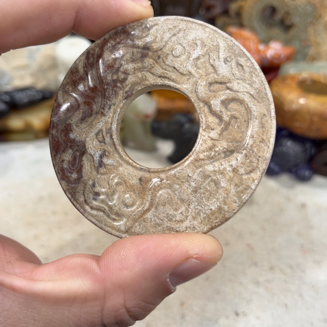 思***念和田玉（糖玉）未镶嵌挂件