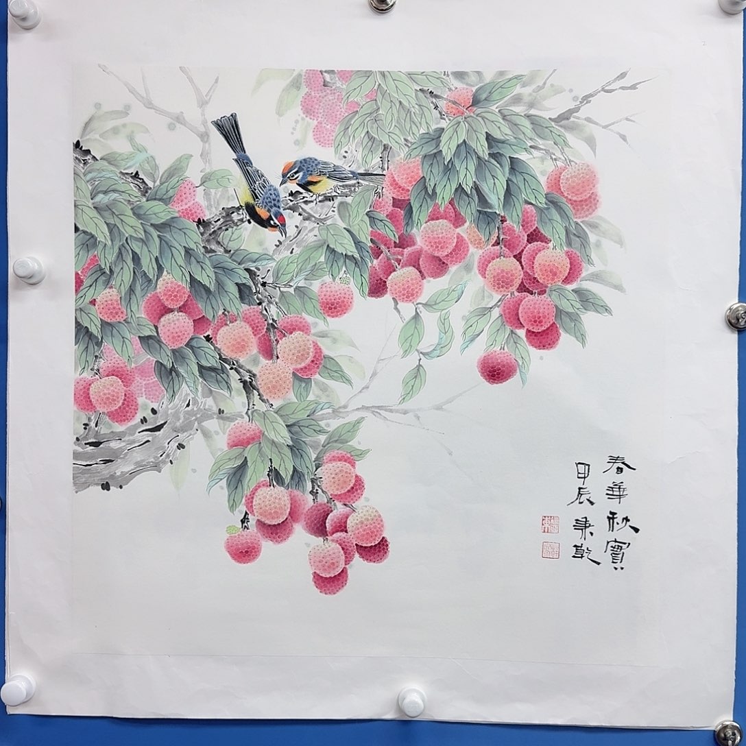 国画多次参加国内外大型书画