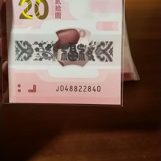 塑料蛇纪念钞全偶号 048822840