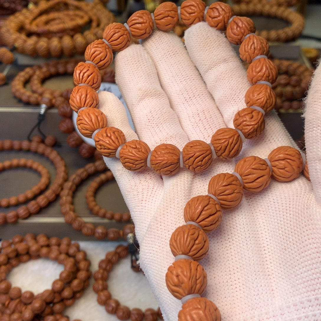 手串桃核秦岭龙纹