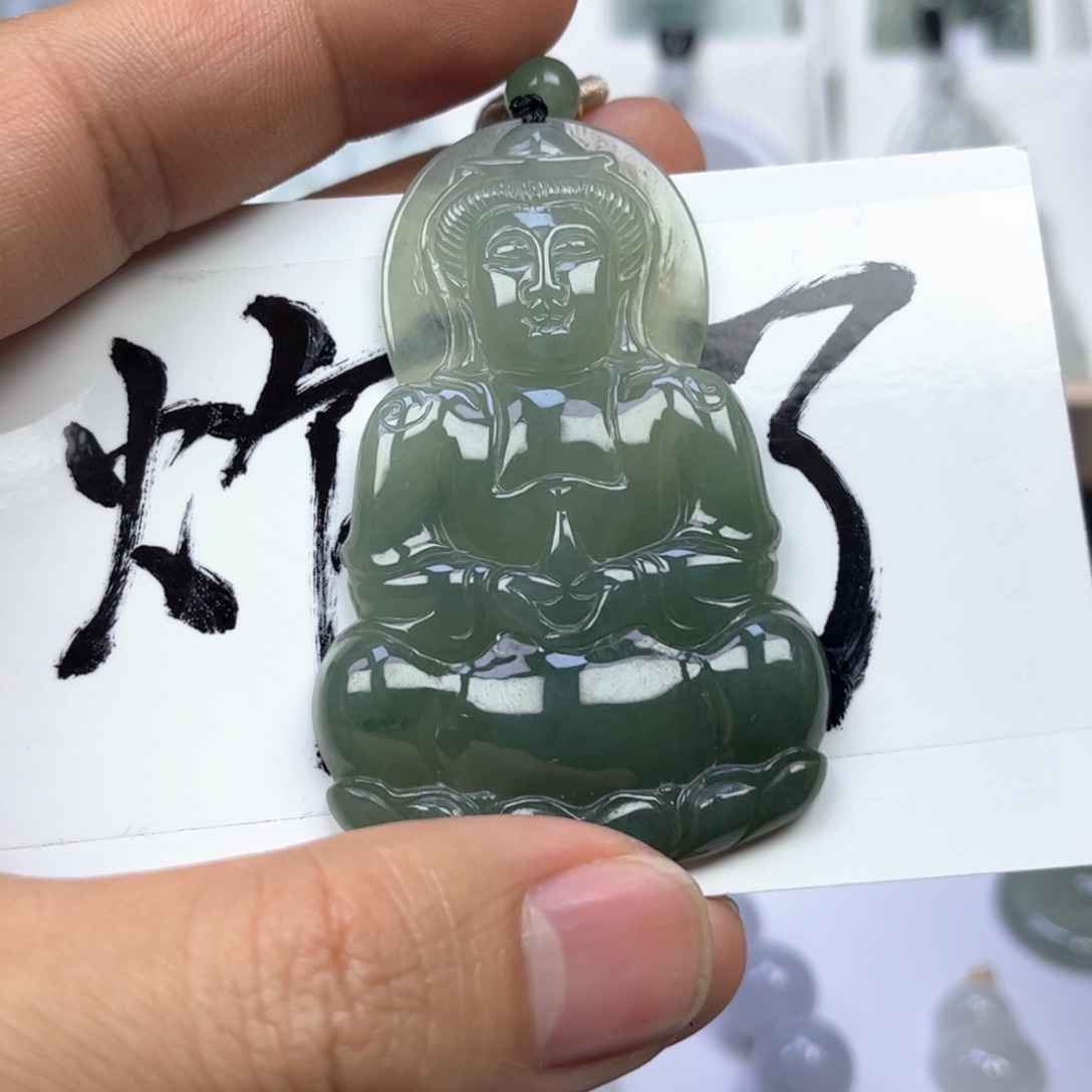 翡翠颈饰未镶嵌缅甸翡翠