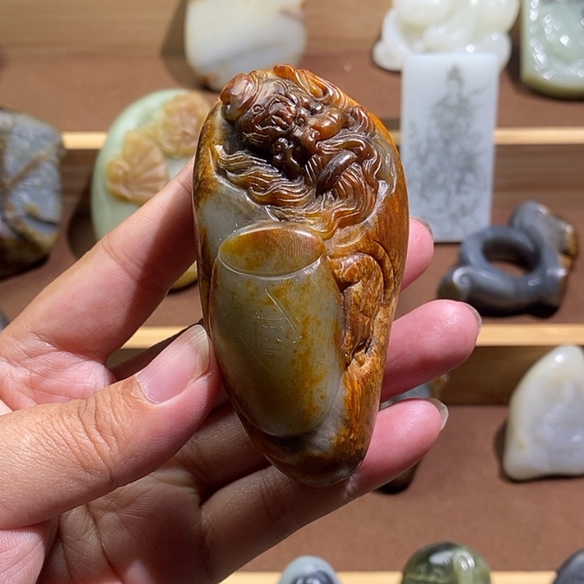 【闪购商品】和田玉未镶嵌把件孤***翁