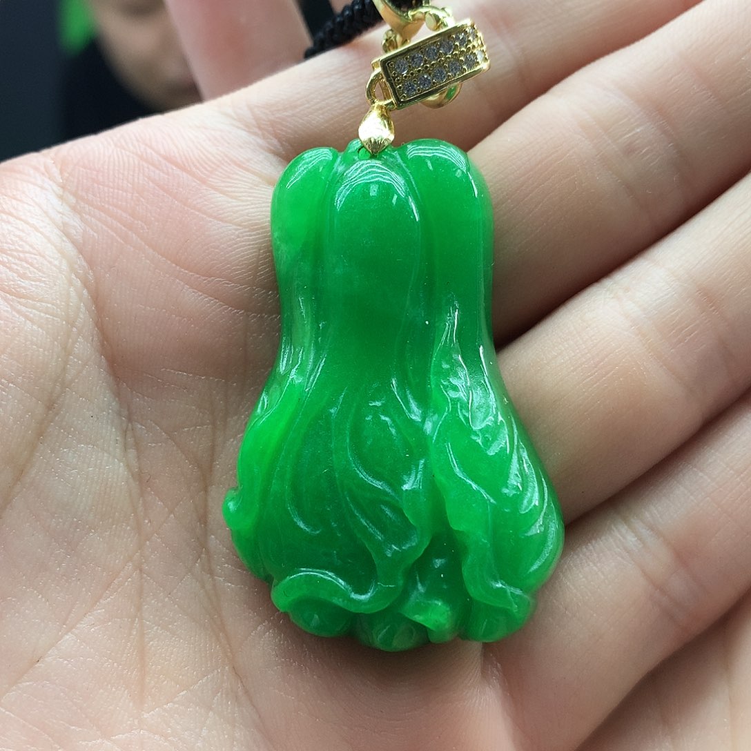 翡翠银S925镶嵌颈饰