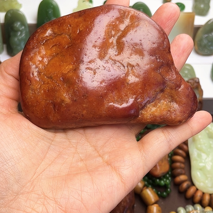 岫岩河磨玉（透闪石质玉）未镶嵌颈饰