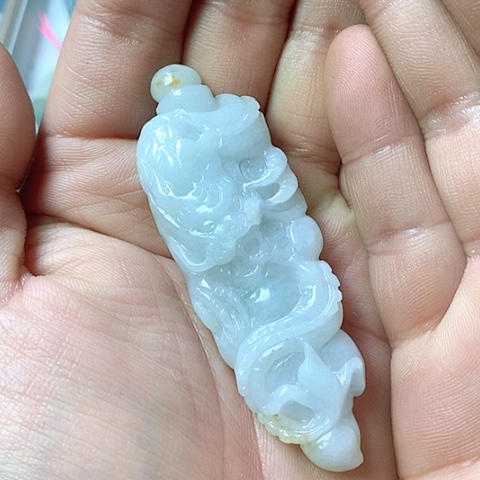 翡翠颈饰未镶嵌天然缅甸翡翠a货