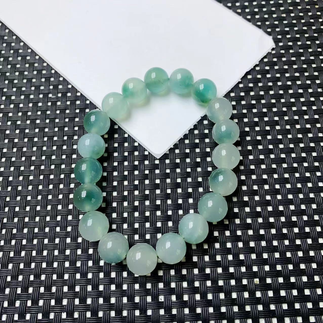 [聚小石]A1459蓝飘花手链10M