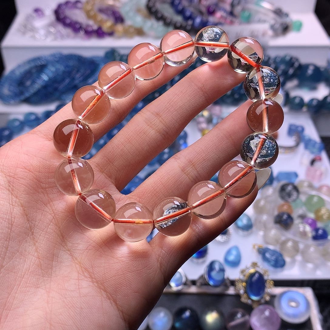 水晶手链未镶嵌多样性