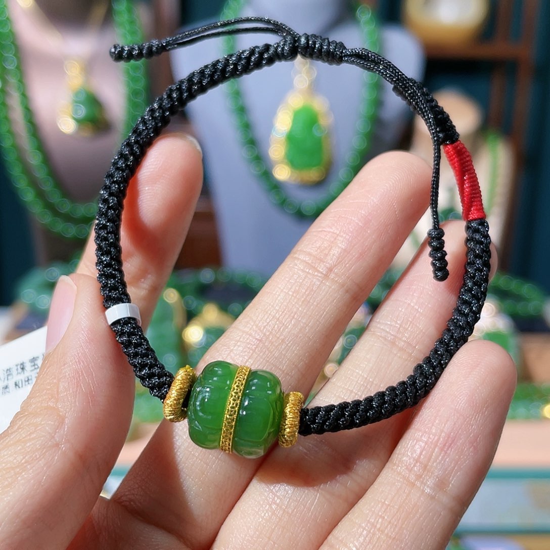 和田玉（碧玉）手串未镶嵌