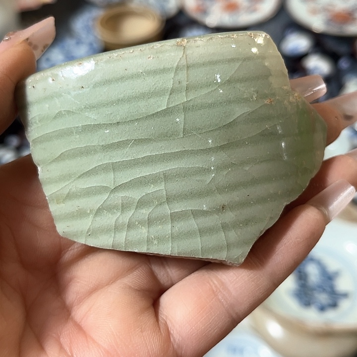 瓷片瓷片茶托喝茶非常不错