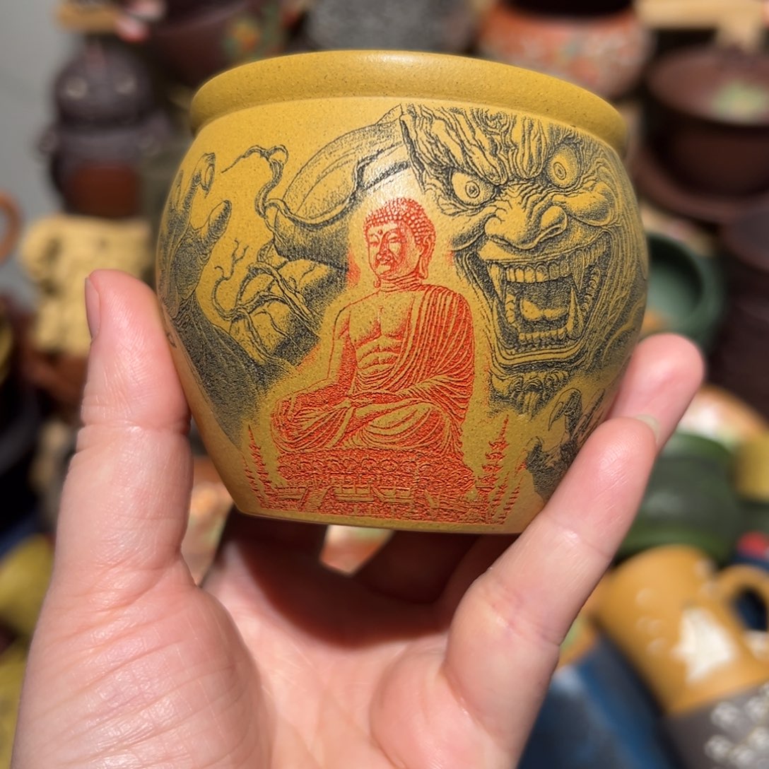 紫砂茶杯宜兴紫砂主人杯