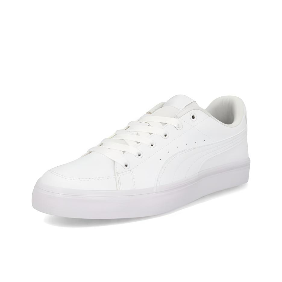 【无盒】PUMA Unisex百搭舒适轻便休闲复古运动板鞋白色 389907-01