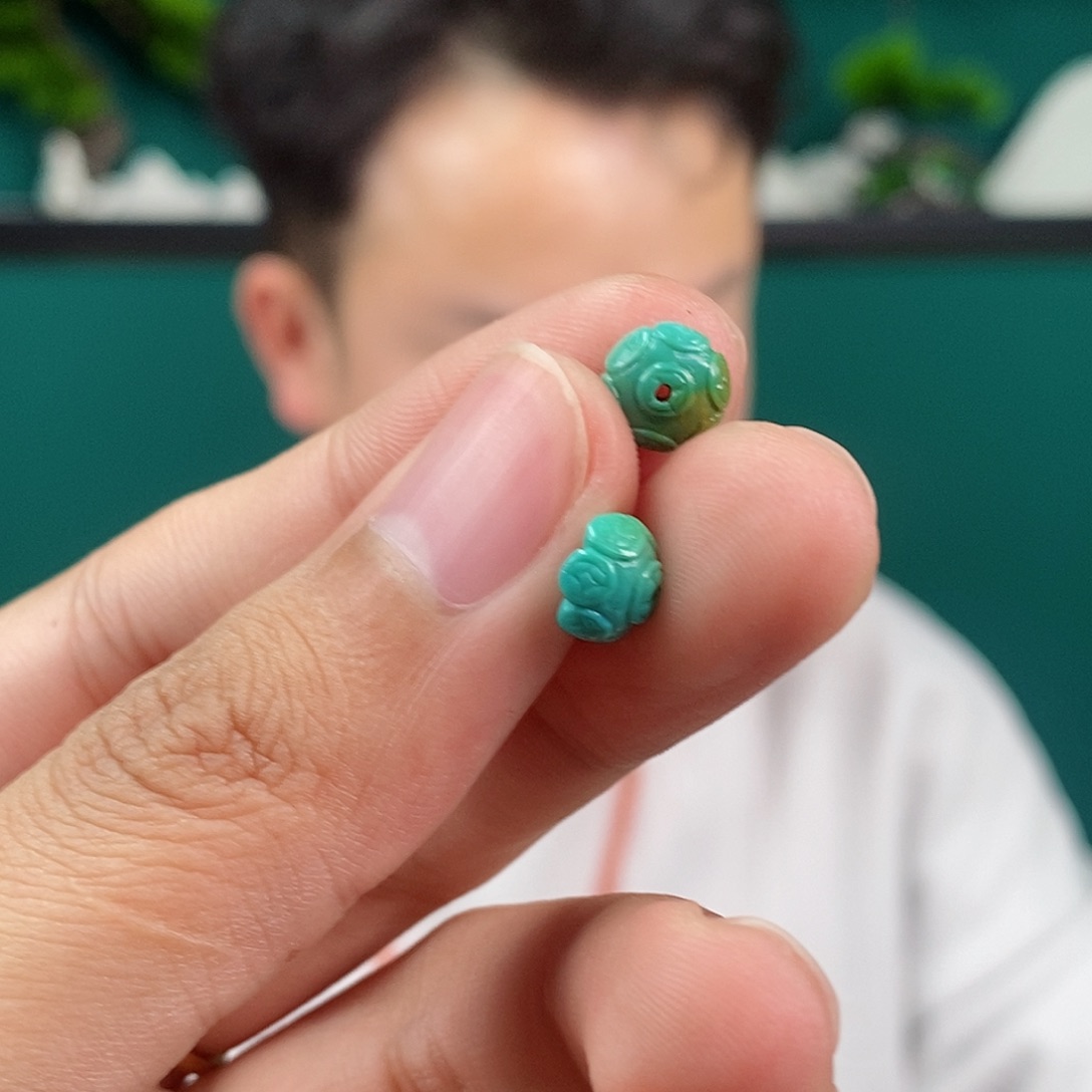 绿松石珠宝奇石未镶嵌